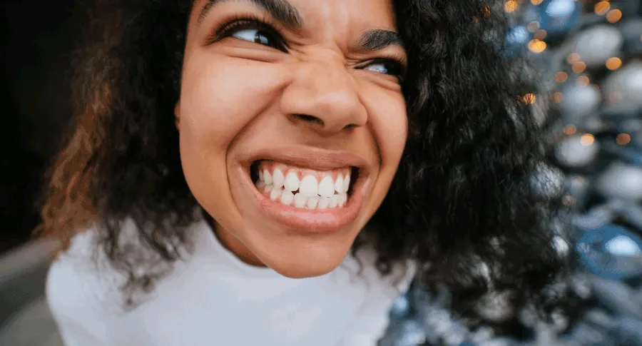 black woman smiling closeup