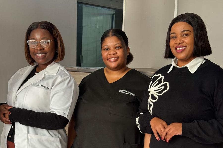 Port Elizabeth dentist team